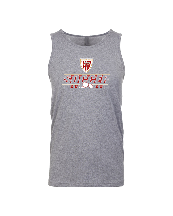Tonganoxie HS Soccer Soccer Lines - Tank Top