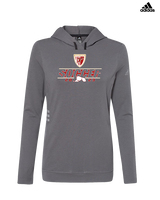Tonganoxie HS Soccer Soccer Lines - Womens Adidas Hoodie