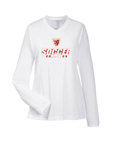 Tonganoxie HS Soccer Soccer Lines - Womens Performance Longsleeve