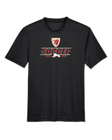 Tonganoxie HS Soccer Soccer Lines - Youth Performance Shirt