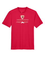 Tonganoxie HS Soccer Soccer Lines - Youth Performance Shirt