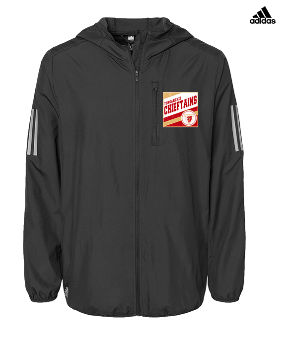 Tonganoxie HS Soccer Square - Mens Adidas Full Zip Jacket