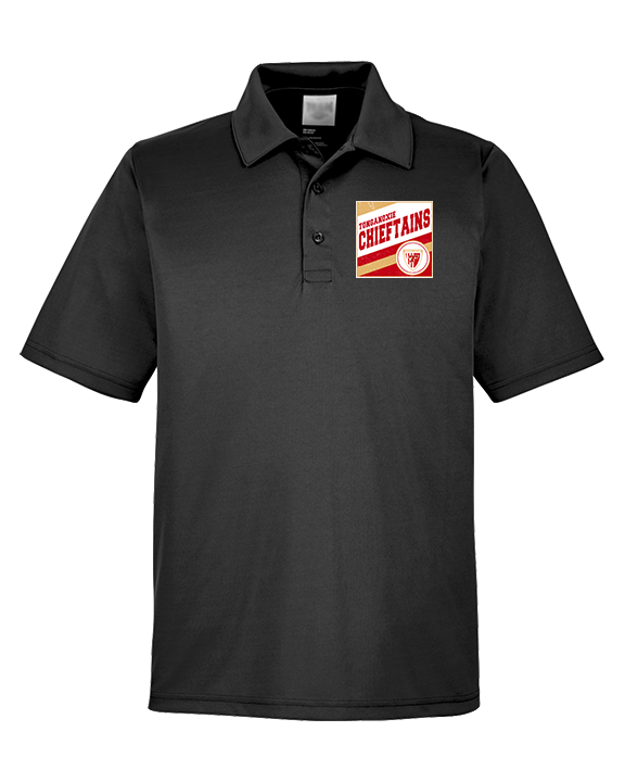 Tonganoxie HS Soccer Square - Mens Polo