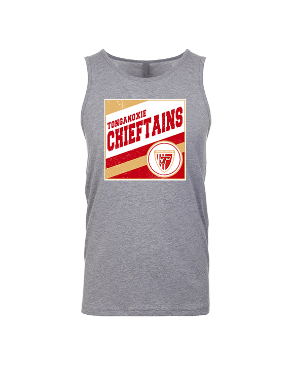 Tonganoxie HS Soccer Square - Tank Top