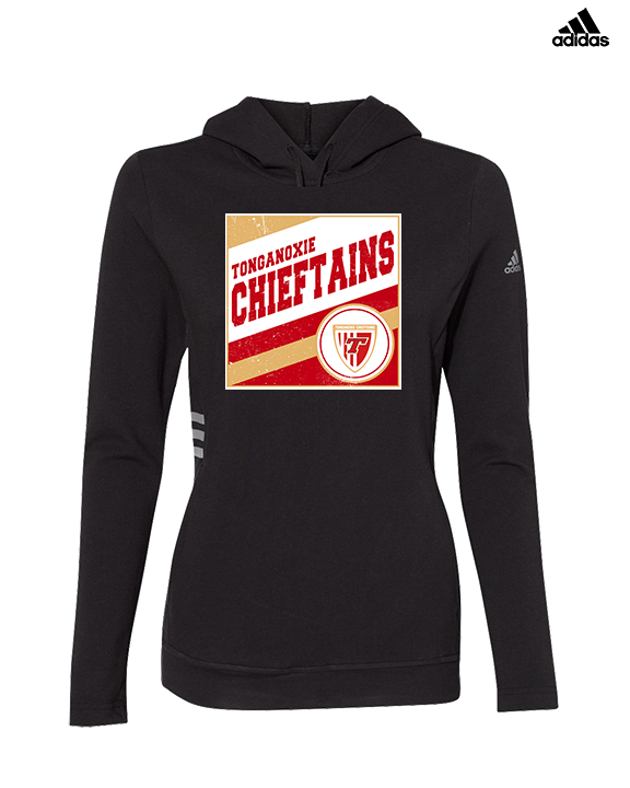 Tonganoxie HS Soccer Square - Womens Adidas Hoodie
