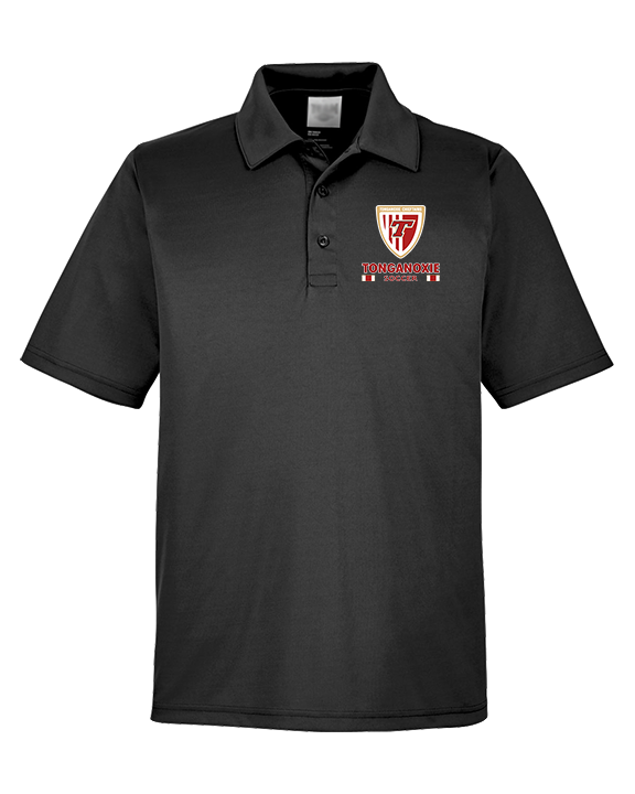 Tonganoxie HS Soccer Stacked - Mens Polo