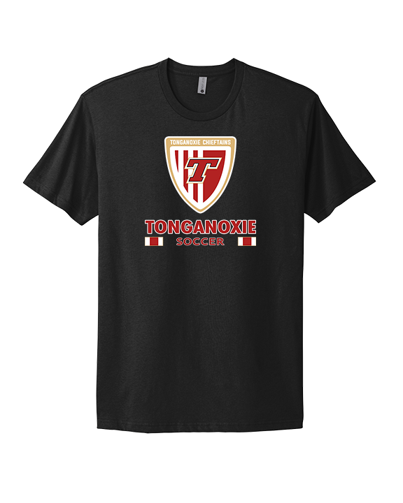 Tonganoxie HS Soccer Stacked - Mens Select Cotton T-Shirt
