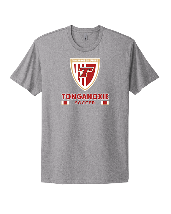 Tonganoxie HS Soccer Stacked - Mens Select Cotton T-Shirt