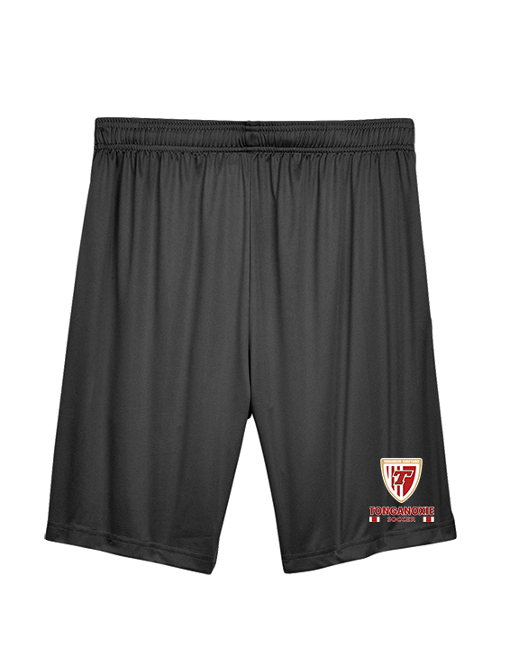Tonganoxie HS Soccer Stacked - Mens Training Shorts with Pockets