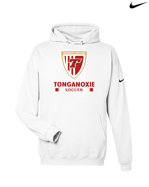 Tonganoxie HS Soccer Stacked - Nike Club Fleece Hoodie