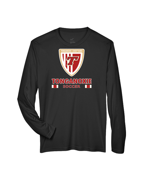 Tonganoxie HS Soccer Stacked - Performance Longsleeve