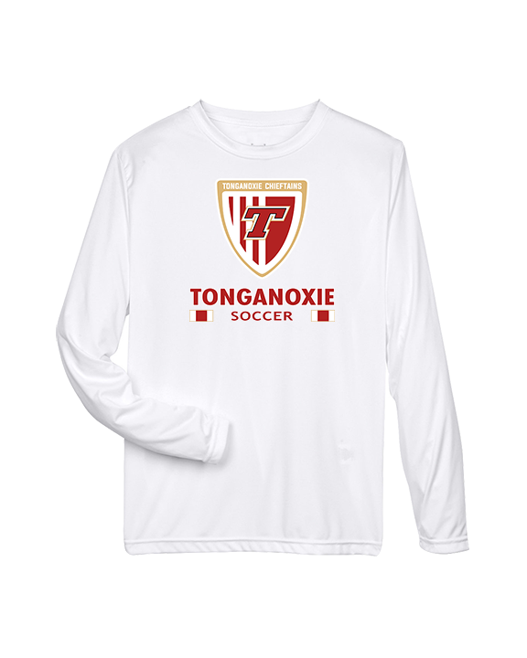Tonganoxie HS Soccer Stacked - Performance Longsleeve