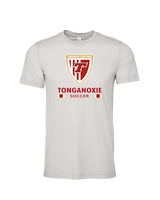 Tonganoxie HS Soccer Stacked - Tri-Blend Shirt