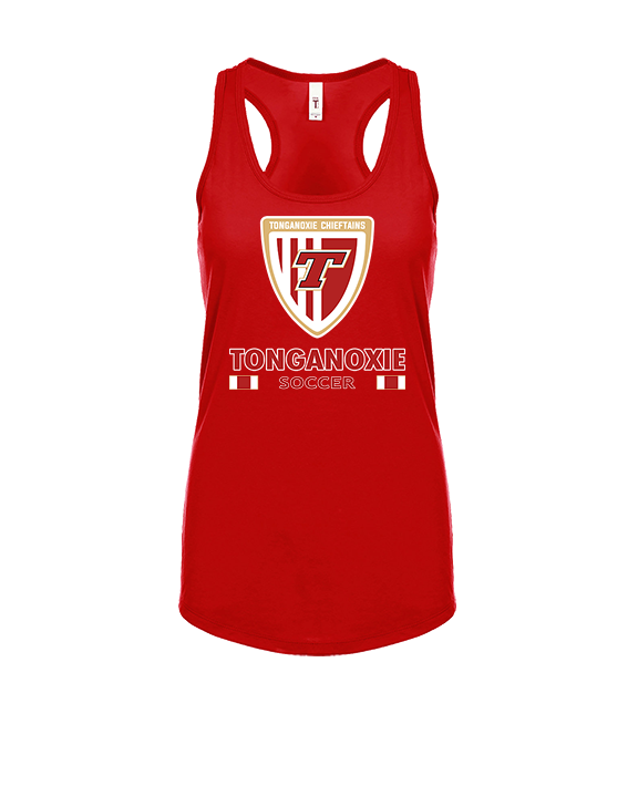 Tonganoxie HS Soccer Stacked - Womens Tank Top
