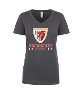 Tonganoxie HS Soccer Stacked - Womens Vneck