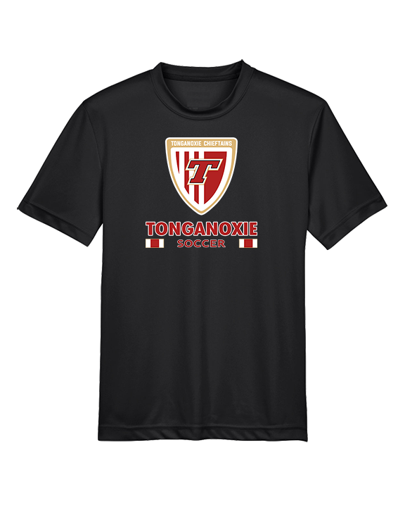 Tonganoxie HS Soccer Stacked - Youth Performance Shirt