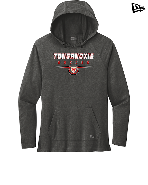 Tonganoxie HS Soccer Design - New Era Tri-Blend Hoodie
