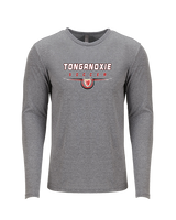 Tonganoxie HS Soccer Design - Tri - Blend Long Sleeve