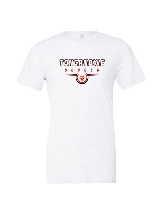 Tonganoxie HS Soccer Design - Tri - Blend Shirt