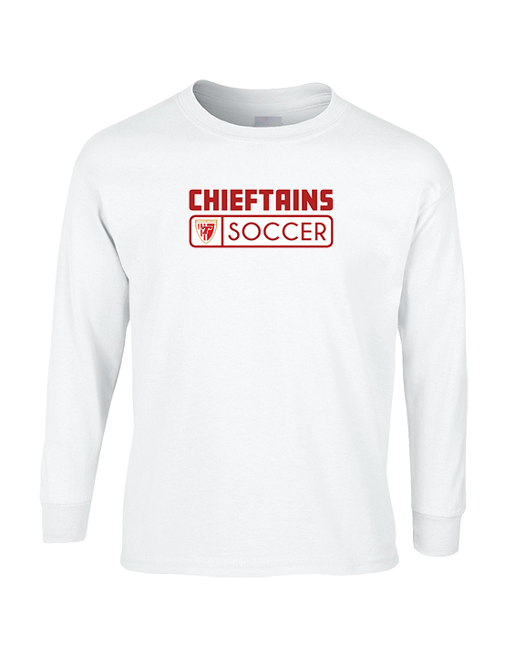 Tonganoxie HS Soccer Pennant - Cotton Longsleeve