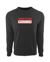 Tonganoxie HS Soccer Pennant - Crewneck Sweatshirt
