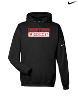 Tonganoxie HS Soccer Pennant - Nike Club Fleece Hoodie