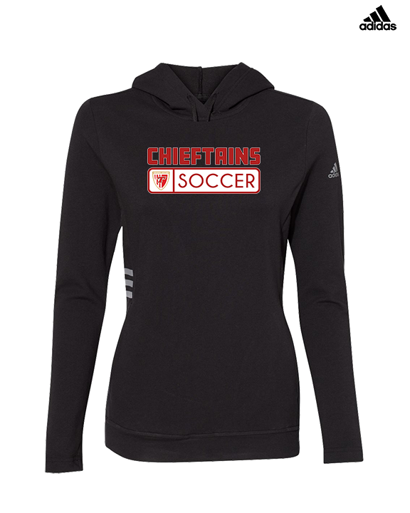 Tonganoxie HS Soccer Pennant - Womens Adidas Hoodie