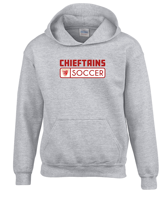 Tonganoxie HS Soccer Pennant - Youth Hoodie