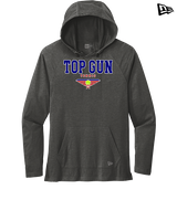 Top Gun Tennis Block - New Era Tri-Blend Hoodie