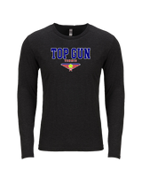 Top Gun Tennis Block - Tri-Blend Long Sleeve