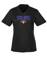 Top Gun Tennis Block - Womens Performance Shirt