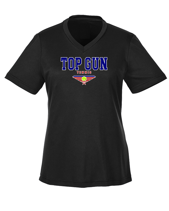 Top Gun Tennis Block - Womens Performance Shirt