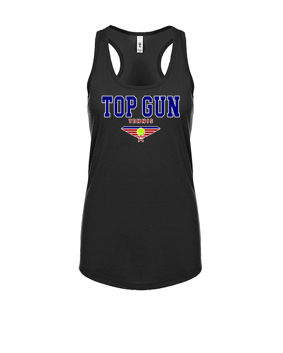 Top Gun Tennis Block - Womens Tank Top