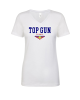 Top Gun Tennis Block - Womens V-Neck