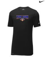 Top Gun Tennis Border - Mens Nike Cotton Poly Tee