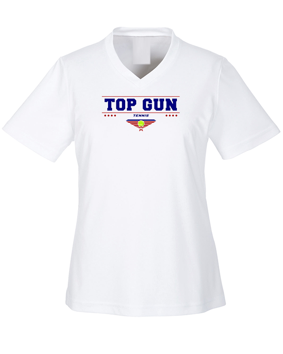 Top Gun Tennis Border - Womens Performance Shirt