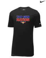 Top Gun Tennis Nation - Mens Nike Cotton Poly Tee