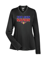 Top Gun Tennis Nation - Womens Performance Longsleeve