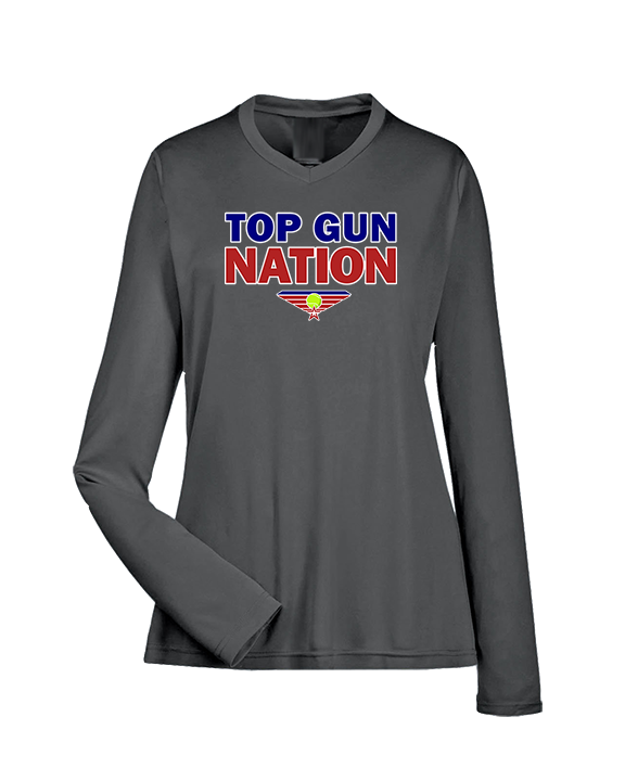 Top Gun Tennis Nation - Womens Performance Longsleeve