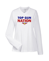 Top Gun Tennis Nation - Womens Performance Longsleeve