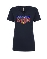 Top Gun Tennis Nation - Womens Vneck