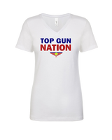 Top Gun Tennis Nation - Womens Vneck