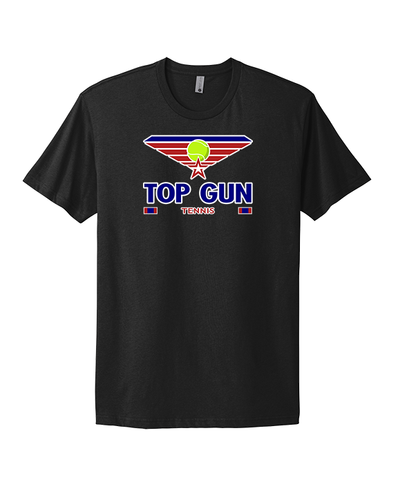 Top Gun Tennis Stacked - Mens Select Cotton T-Shirt