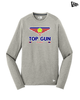 Top Gun Tennis Stacked - New Era Performance Long Sleeve