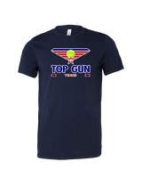 Top Gun Tennis Stacked - Tri-Blend Shirt