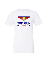 Top Gun Tennis Stacked - Tri-Blend Shirt