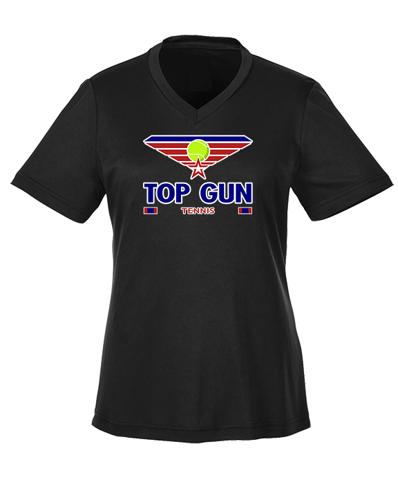 Top Gun Tennis Stacked - Womens Performance Shirt