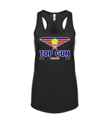 Top Gun Tennis Stacked - Womens Tank Top