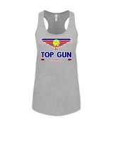 Top Gun Tennis Stacked - Womens Tank Top