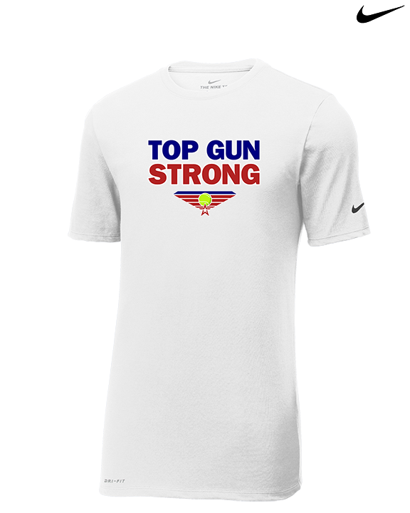 Top Gun Tennis Strong - Mens Nike Cotton Poly Tee